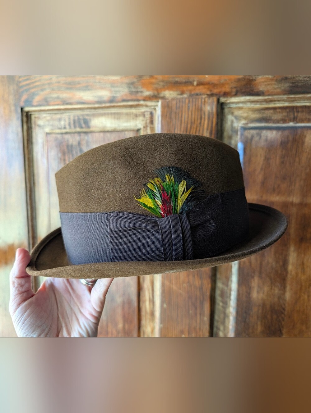 Royal Stetson W/ Feather -   hat